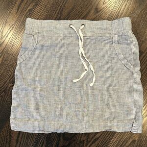 Athleta Black and White Striped Skirt